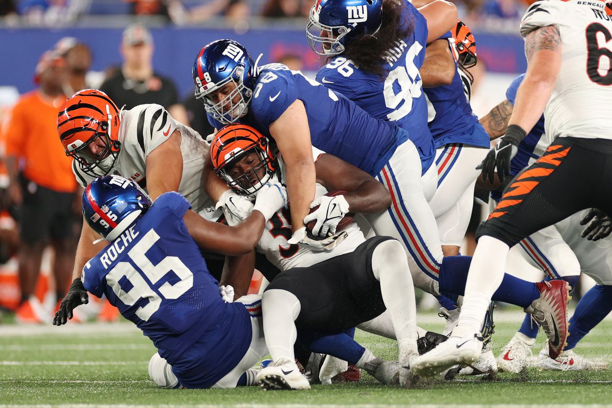 Bengals vs New York Giants Match Player Stats