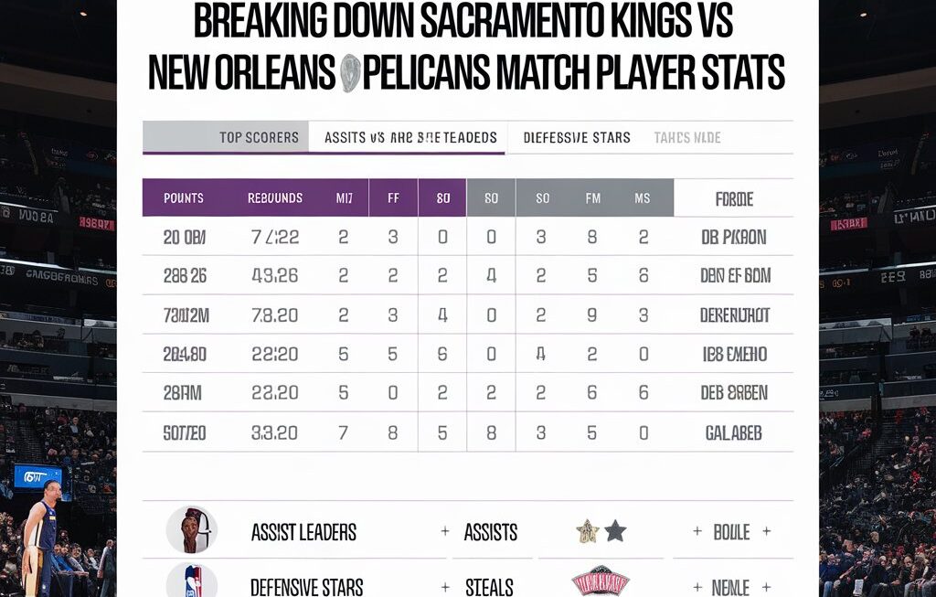 “Breaking Down Sacramento Kings vs New Orleans Pelicans Match Player Stats”