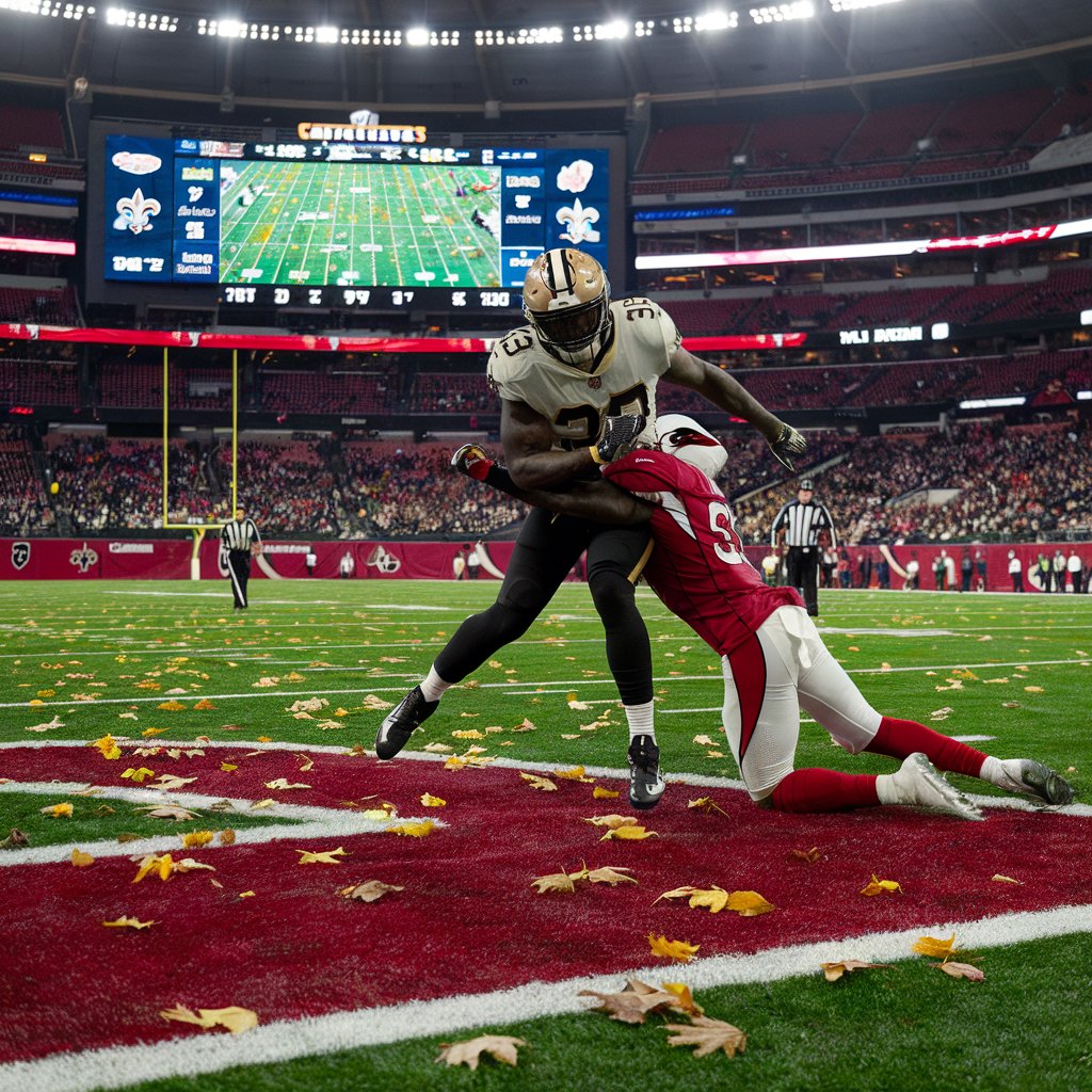 New Orleans Saints vs Arizona Cardinals Match Player Stats