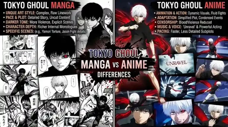 Tokyo Ghoul Manga vs Anime Differences: The Complete Breakdown Every Fan Needs